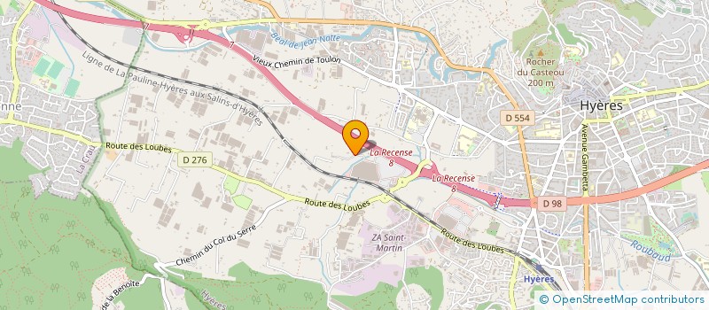 localisation de l'entreprise MADAME MICHELE TRAVERSA à HYERES