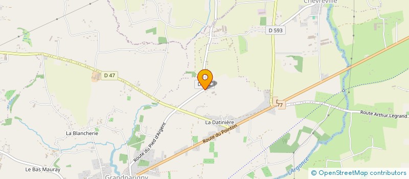 localisation de l'entreprise MADAME MICHELE TREHET à GRANDPARIGNY