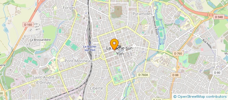 localisation de l'entreprise MADAME MICHELE TURPIN à LA ROCHE-SUR-YON