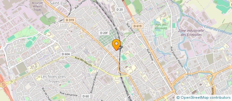 localisation de l'entreprise MADAME MICHELE UNG  TROYES