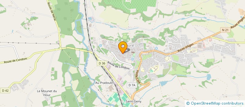 localisation de l'entreprise MADAME MICHELE VAILLANT  LECTOURE