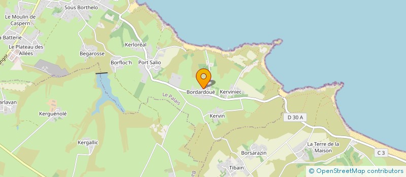 localisation de l'entreprise MADAME MICHELE VAN HERREWEGHE  LE PALAIS