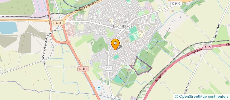 localisation de l'entreprise MADAME MICHELE VANHILLE  SANGATTE