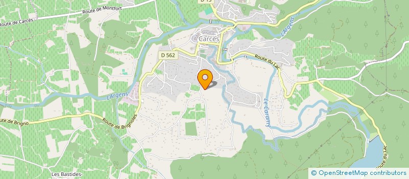 localisation de l'entreprise MADAME MICHELE VARENNE  CARCES