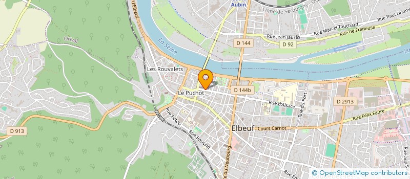 localisation de l'entreprise MADAME MICHELE VARIN  ELBEUF