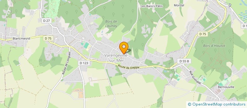 localisation de l'entreprise MADAME MICHELE VARIN  VARENGEVILLE-SUR-MER