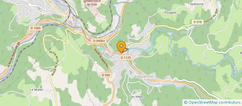 localisation de l'entreprise MADAME MICHELE VAUR à LAGUENNE-SUR-AVALOUZE