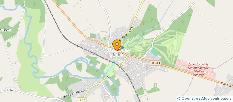 localisation de l'entreprise MADAME MICHELE VELLUET à VILLEDIEU-SUR-INDRE