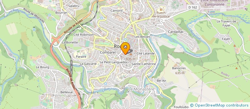 localisation de l'entreprise MADAME MICHELE VIGUIE  RODEZ