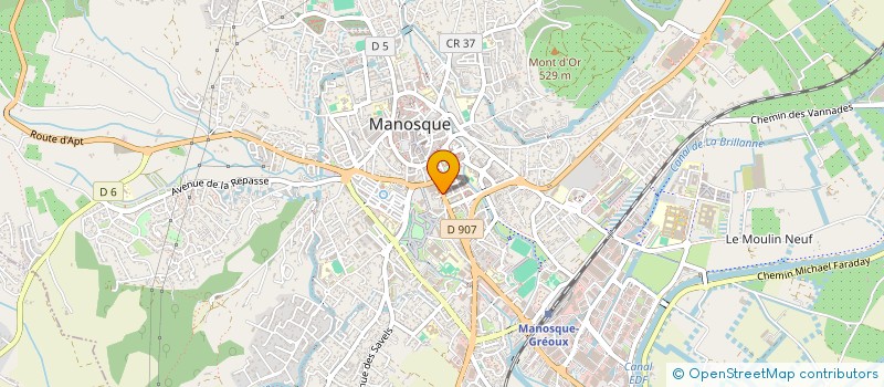 localisation de l'entreprise MADAME MICHELE VIGUIER à MANOSQUE