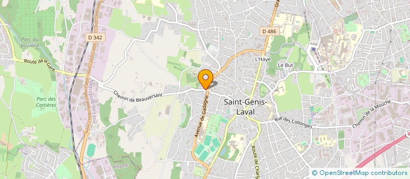 localisation de l'entreprise MADAME MICHELE VILLANI  SAINT-GENIS-LAVAL