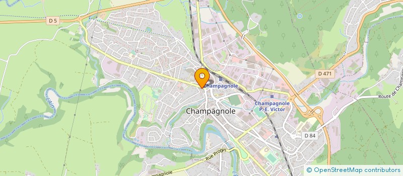 localisation de l'entreprise MADAME MICHELE VINCENT à CHAMPAGNOLE