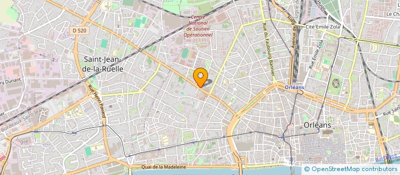 localisation de l'entreprise MADAME MICHELE VINZANT à ORLEANS
