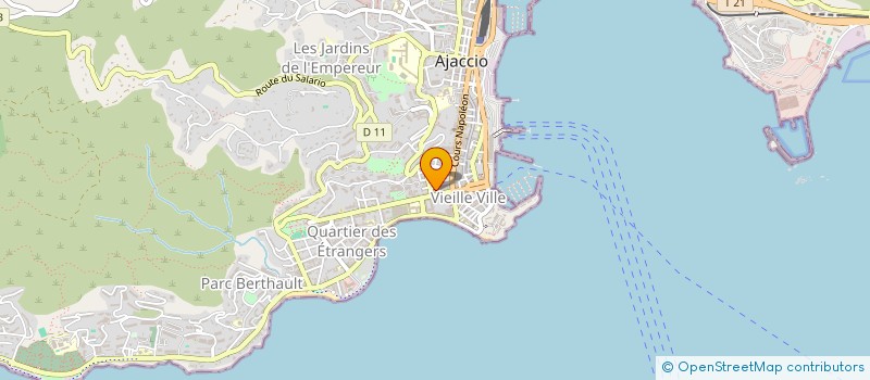 localisation de l'entreprise MADAME MICHELE VOGLIMACCI à AJACCIO