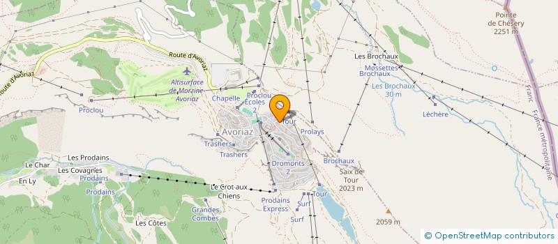 localisation de l'entreprise MADAME MICHELE WIRTZ  MORZINE