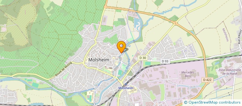 localisation de l'entreprise MADAME MICHELE ZANUTTINI  ILLZACH