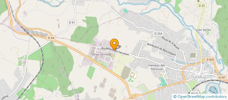 localisation de l'entreprise MADAME MICHELE ZAPATER  LE MUY