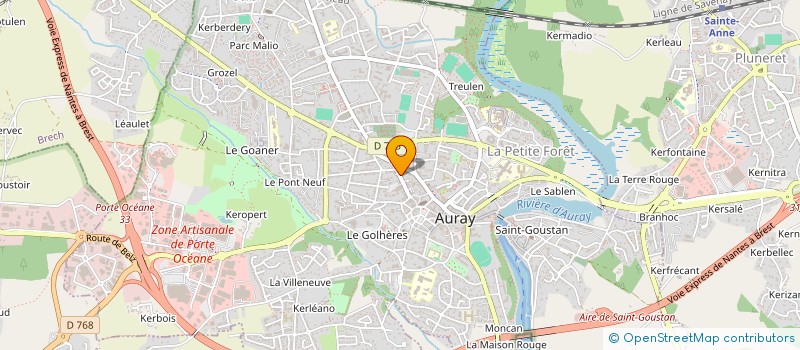 localisation de l'entreprise MADAME MICHELE ZEITOUN à AURAY