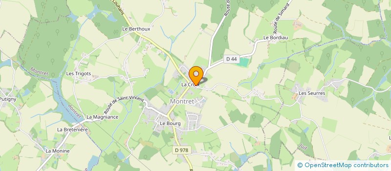 localisation de l'entreprise MADAME MICHELINA DE GIACOMO à MONTPONT-EN-BRESSE
