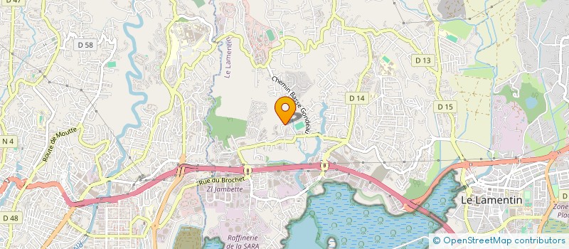 localisation de l'entreprise MADAME MICHELINA MICHOT  LE LAMENTIN