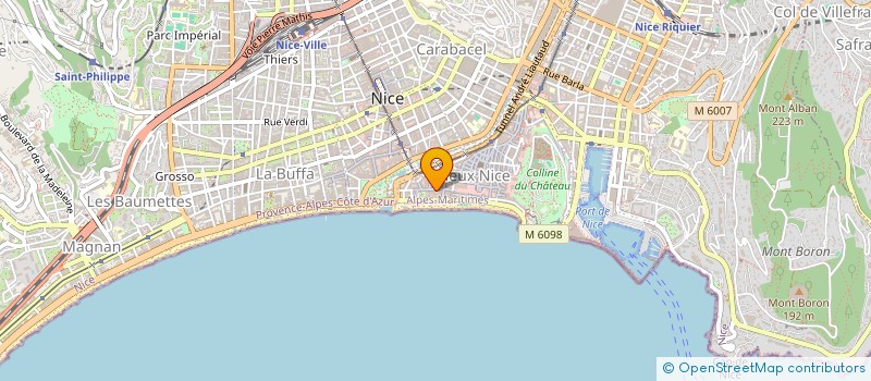 localisation de l'entreprise MADAME MICHELINE ALLARI à NICE