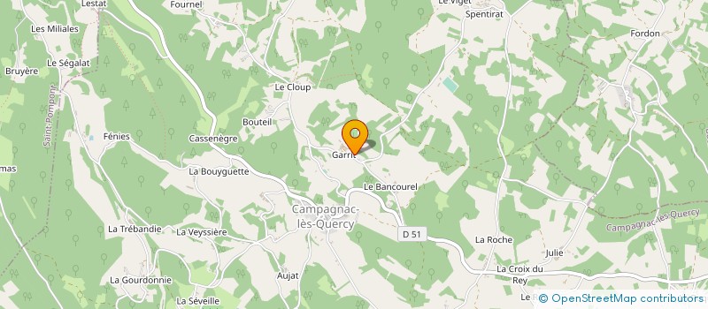 localisation de l'entreprise MADAME MICHELINE AUTARD à CAMPAGNAC-LES-QUERCY
