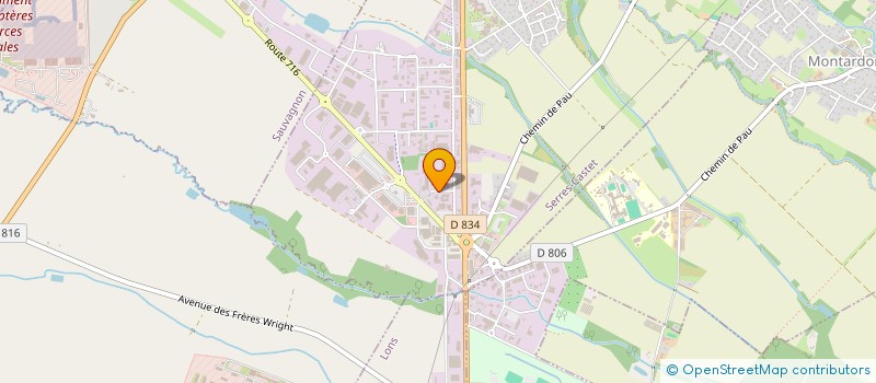 localisation de l'entreprise MADAME MICHELINE BALDJI à SERRES-CASTET