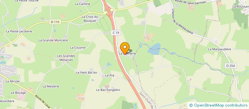 localisation de l'entreprise MADAME MICHELINE BALLUAIS à SAINT-OUEN-DES-TOITS