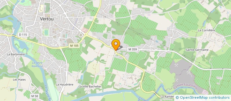 localisation de l'entreprise MADAME MICHELINE BECARREN  VERTOU