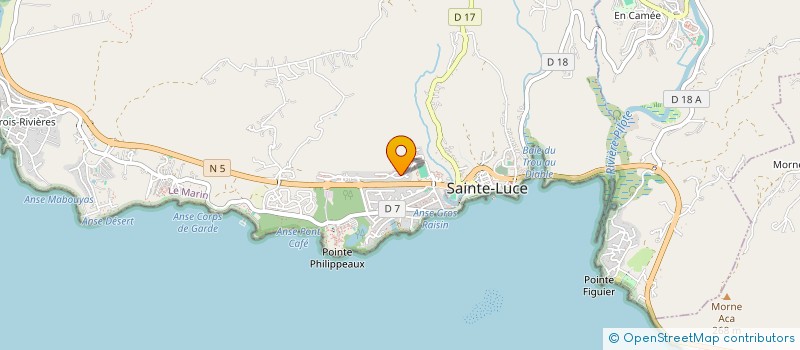 localisation de l'entreprise MADAME MICHELINE BELLECHASSE  SAINTE-LUCE