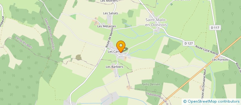 localisation de l'entreprise MADAME MICHELINE BELLOT à SAINT-MALO-EN-DONZIOIS