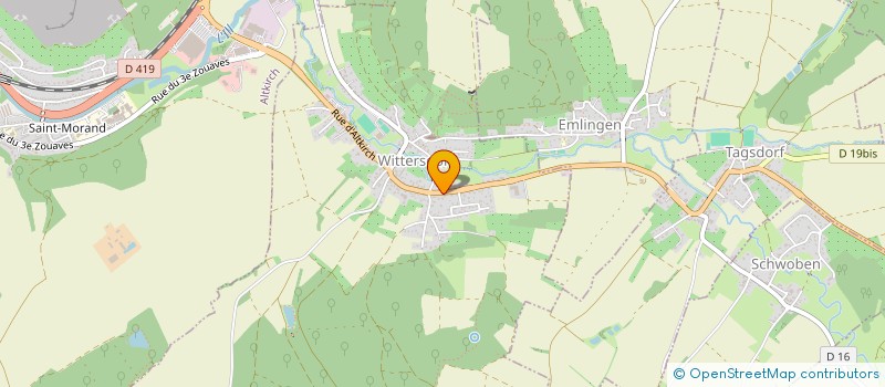 localisation de l'entreprise MADAME MICHELINE BELZER  BERENTZWILLER