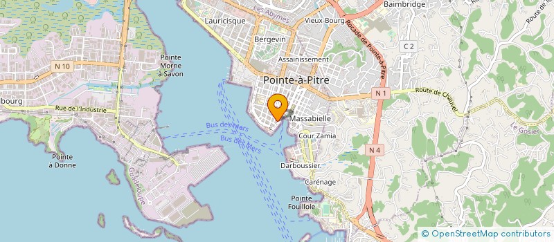 localisation de l'entreprise MADAME MICHELINE BENJAMIN à POINTE-A-PITRE
