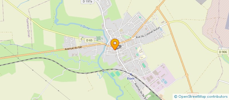 localisation de l'entreprise MADAME MICHELINE BEUTIN  ETAIN