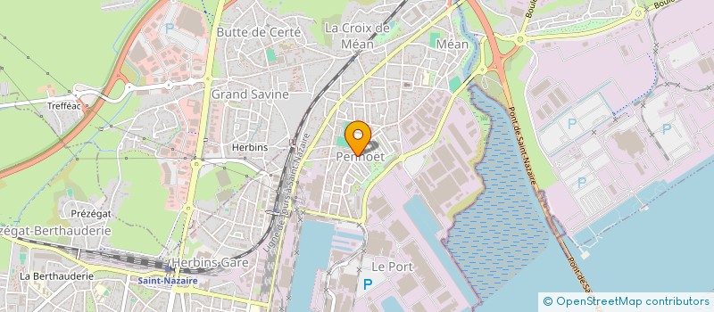 localisation de l'entreprise MADAME MICHELINE BIVAUD à SAINT-NAZAIRE