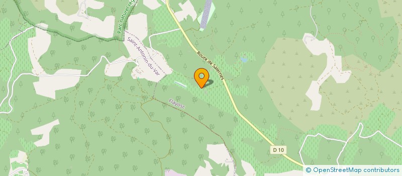 localisation de l'entreprise MADAME MICHELINE BLANC  LORGUES