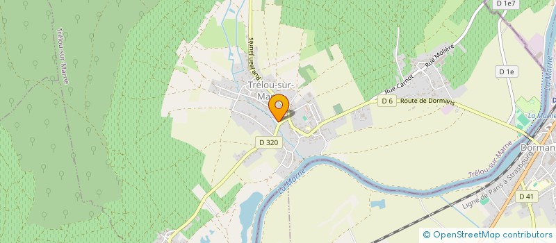 localisation de l'entreprise MADAME MICHELINE BLOCUS  TRELOU-SUR-MARNE