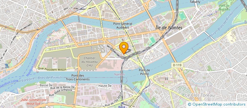 localisation de l'entreprise MADAME MICHELINE BLOUIN  NANTES