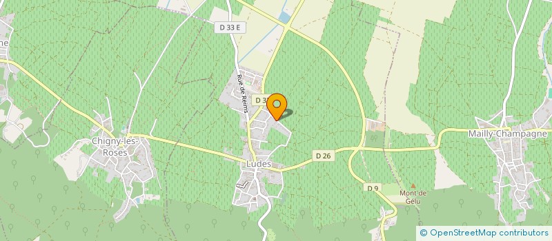 localisation de l'entreprise MADAME MICHELINE BOOMS  CHIGNY-LES-ROSES