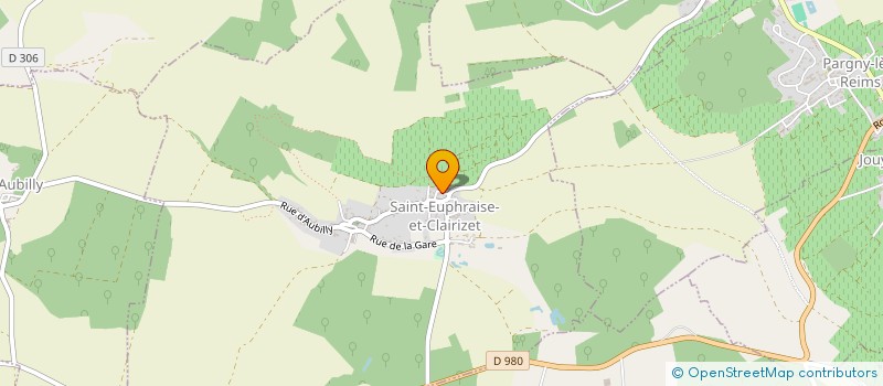 localisation de l'entreprise MADAME MICHELINE BOSSERELLE  SAINT-EUPHRAISE-ET-CLAIRIZET