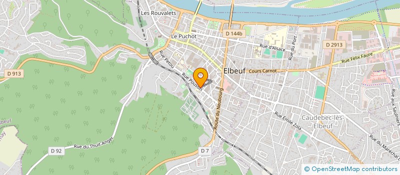 localisation de l'entreprise MADAME MICHELINE BOUGON  ELBEUF