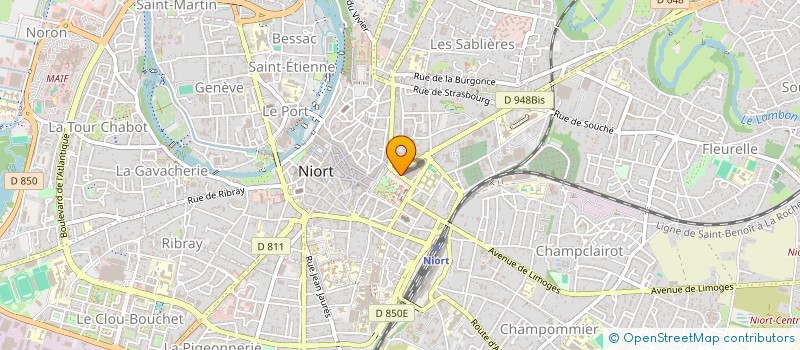 localisation de l'entreprise MADAME MICHELINE BRACHET à NIORT