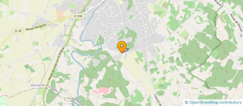 localisation de l'entreprise MADAME MICHELINE BRUNET à PERNES-LES-FONTAINES