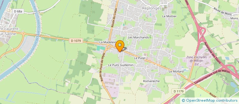 localisation de l'entreprise MADAME MICHELINE BUTTY à REPLONGES