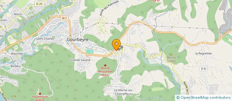 localisation de l'entreprise MADAME MICHELINE CALIF à GOURBEYRE