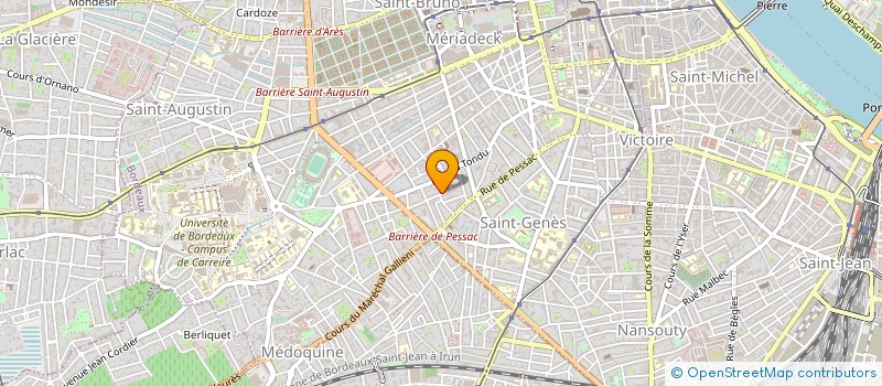 localisation de l'entreprise MADAME MICHELINE CHASSAIGNE à BORDEAUX