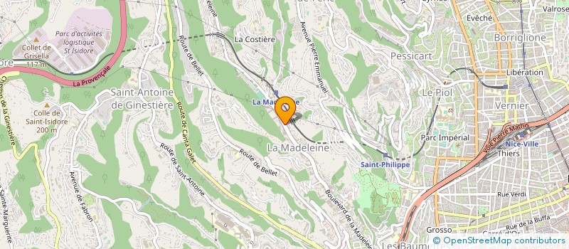 localisation de l'entreprise MADAME MICHELINE CLEMENTE à NICE