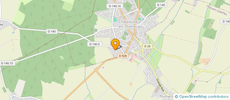 localisation de l'entreprise MADAME MICHELINE COURTEILLE à CHATEAUNEUF-EN-THYMERAIS