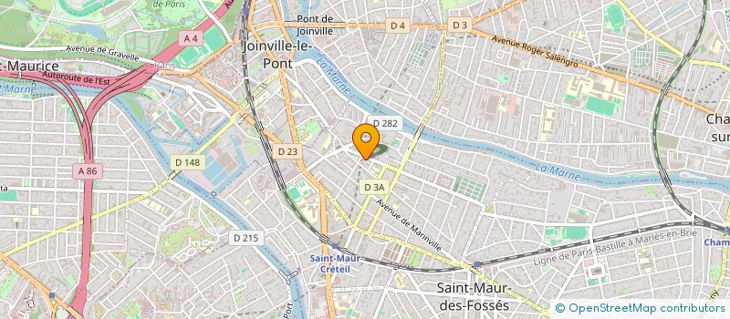 localisation de l'entreprise MADAME MICHELINE COUSIN à SAINT-MAUR-DES-FOSSES