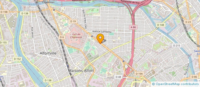 localisation de l'entreprise MADAME MICHELINE CRESSON  MAISONS-ALFORT